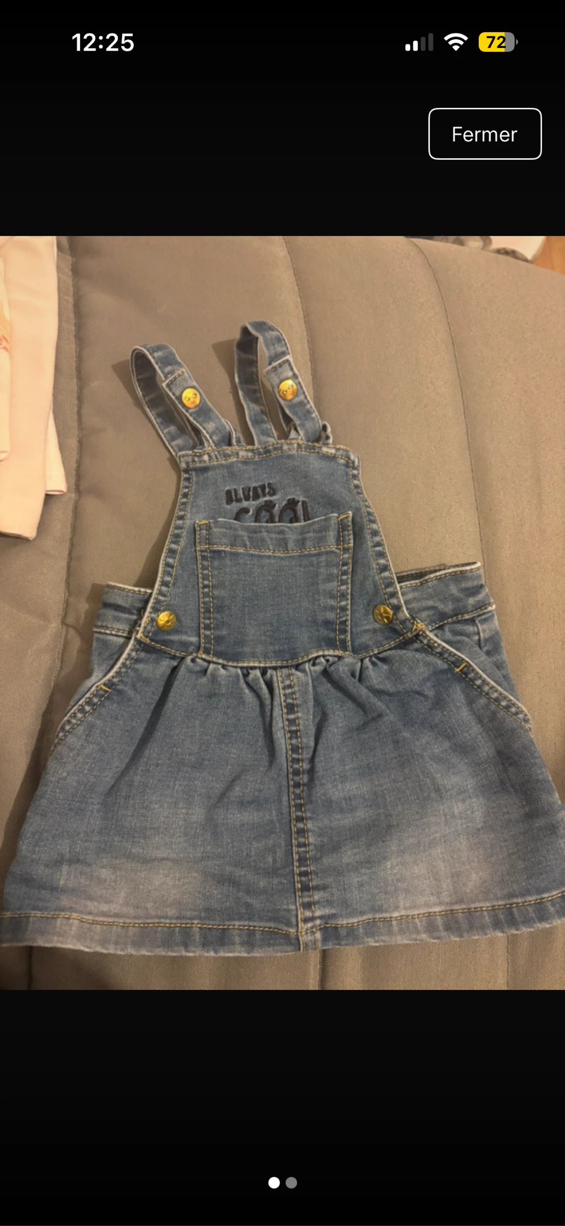 Robe en jeans 